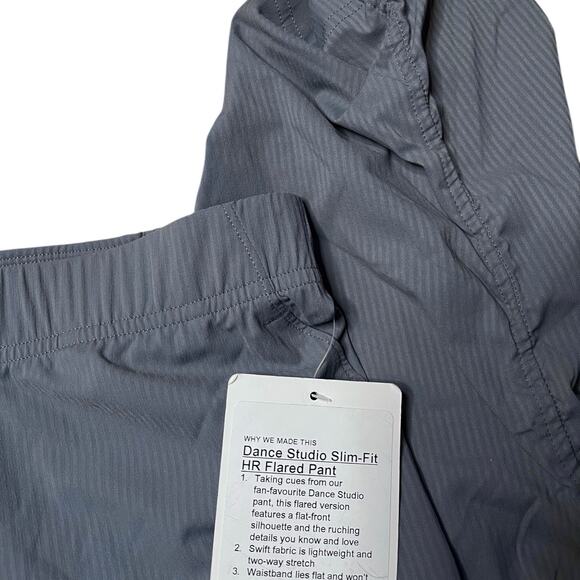 Lululemon Dance Studio Slim-Fit High-Rise Flared Pant Solar Grey Size XS - Picture 3 of 5